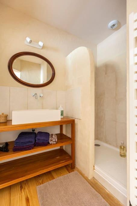 Chambre Double Cosy - Gite De La Louve Fougax-et-Barrineuf المظهر الخارجي الصورة